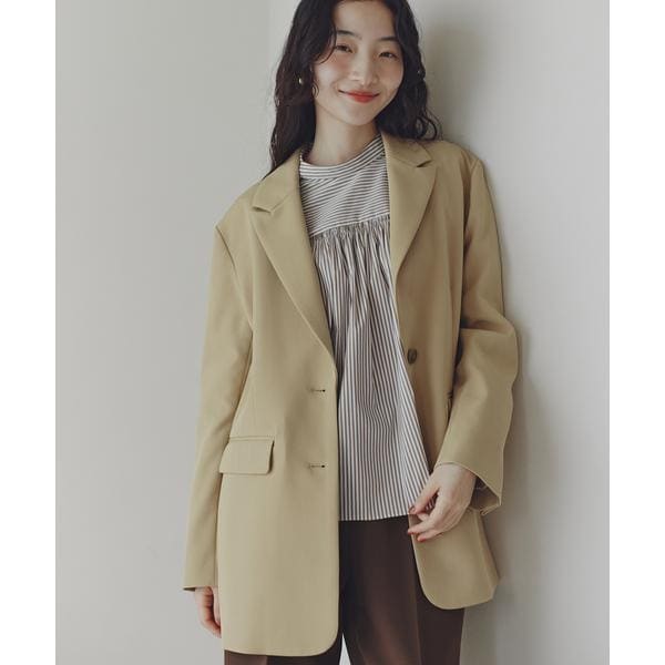 N.Natural beatuy basic オーバーヨークステンカラーコート N.（N. Natural Beauty Basic）（エヌエヌナチュラル