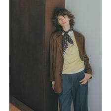 ヘンリーネックシアーカットソー