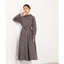 タック入りシャツワンピース