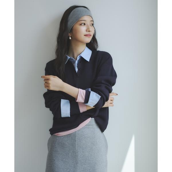 シャツレイヤード風ニット | エヌ ナチュラルビューティーベーシック(N