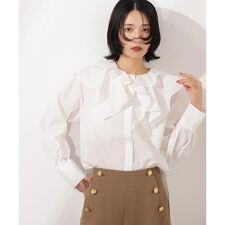 2wayフリルカラーブラウス