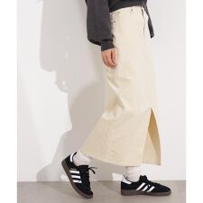 コーデュロイスリットスカート