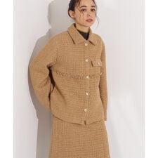 ツイード SETUP ブルゾン