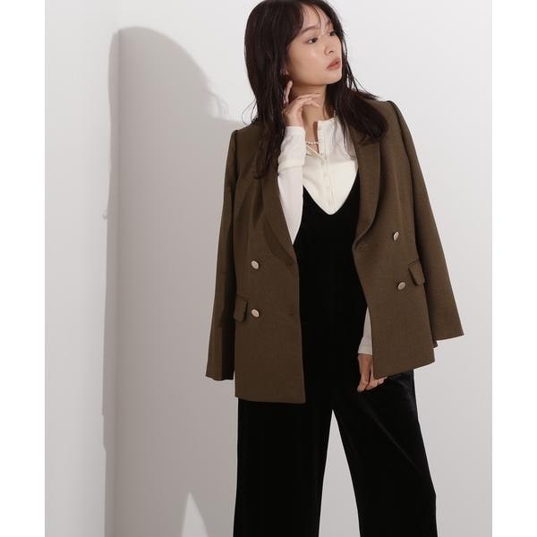 ダブルブレストテーラードジャケット《S Size Line》《WEB限定商品