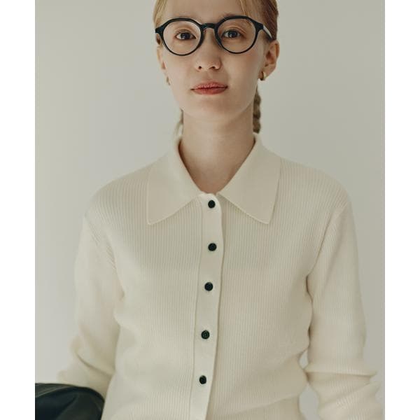 ポロ襟フレアカフスニット | エヌ ナチュラルビューティーベーシック(N