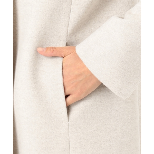 ウールアンゴラビーバー フーデッド コート | 23区(23KU) | マルイ