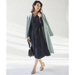 洗える】ノーブルバックサテンジョーゼット ワンピース | 23区(23KU  