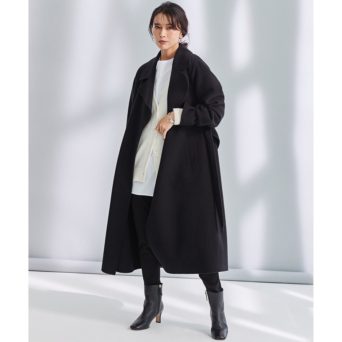 ファインモヘヤ Vネック カーディガン | 23区(23KU) | マルイウェブ