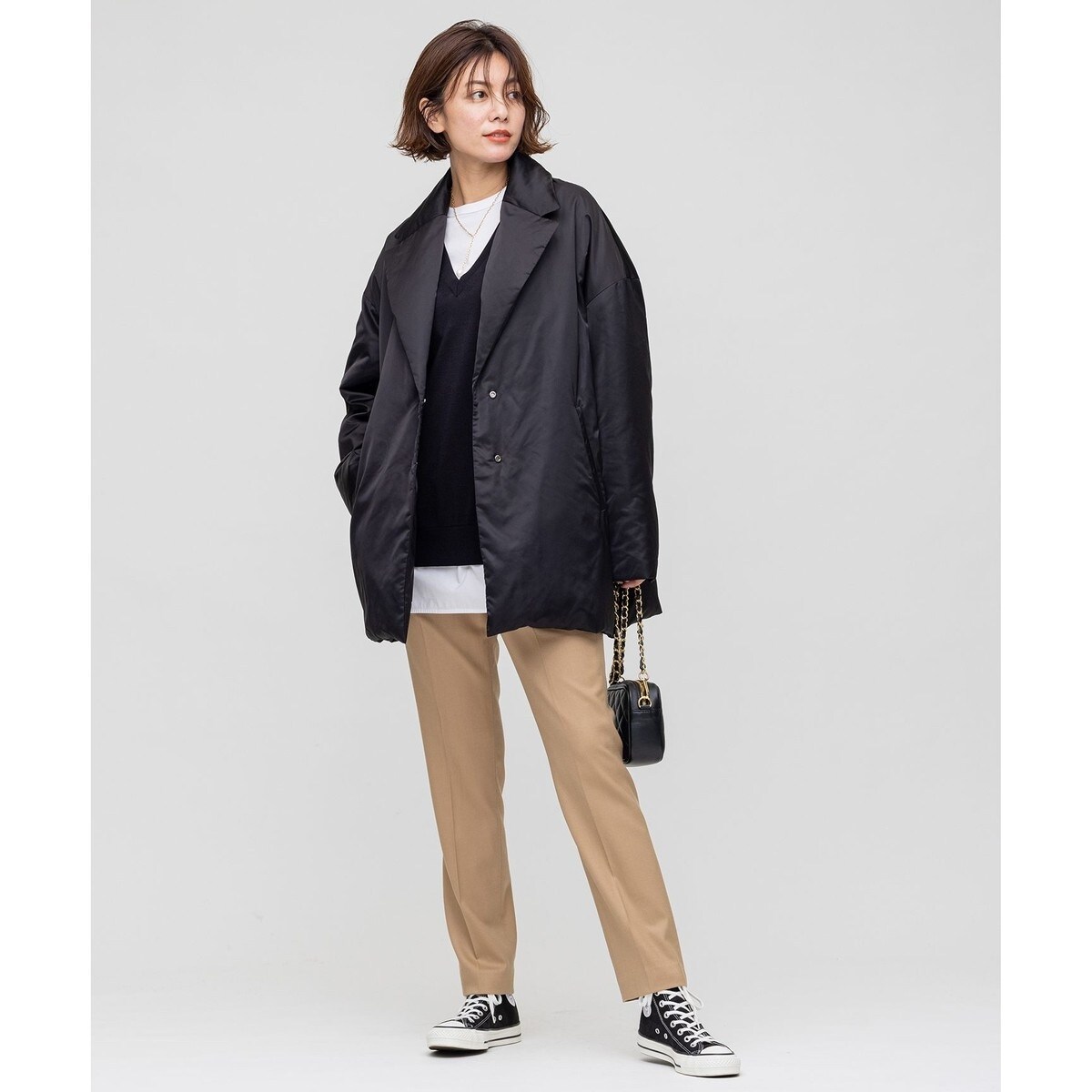 otonaMUSE掲載】ADS 襟付き ダウンジャケット | 23区(23KU) | マルイ