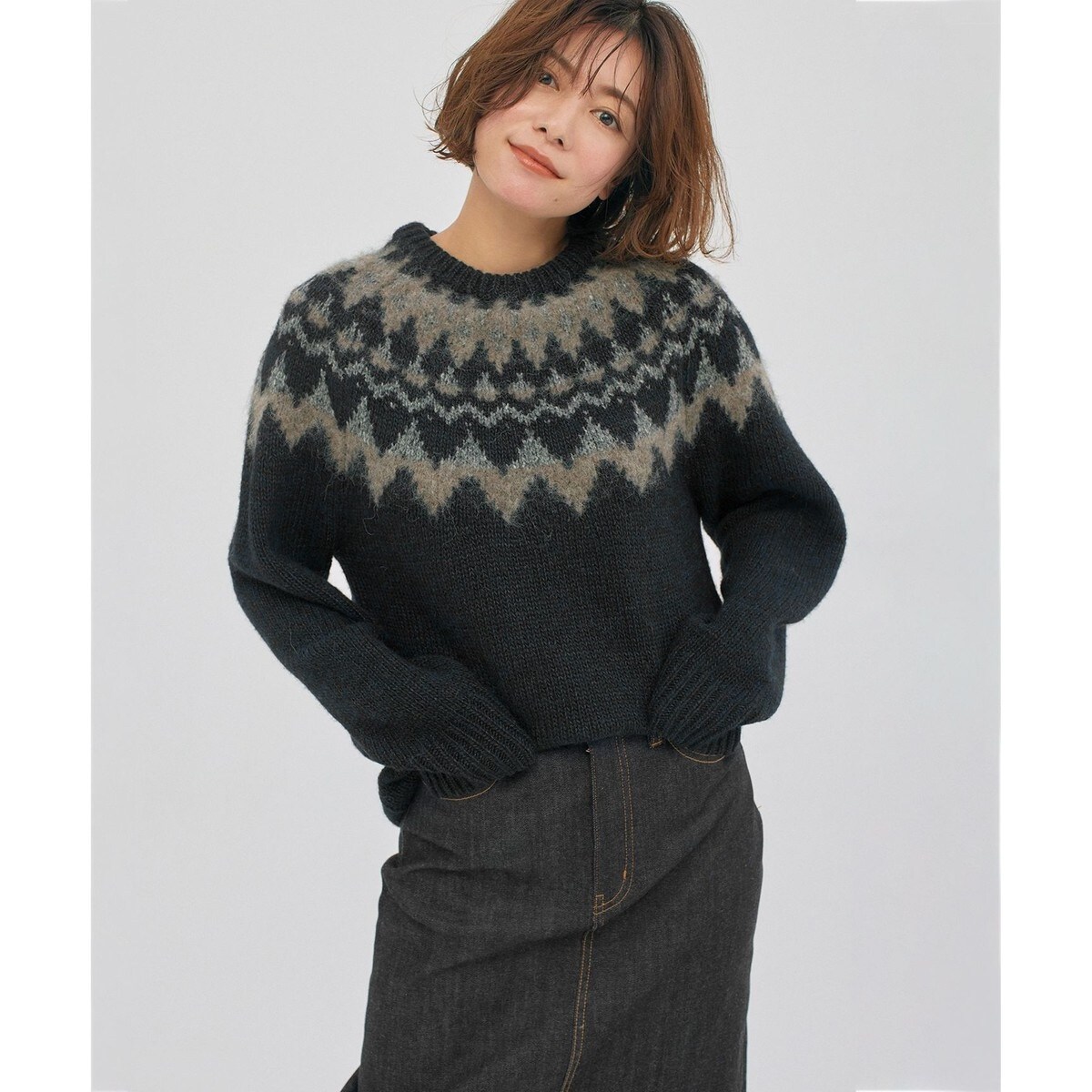 フェアアイル柄 ニット | 23区(23KU) | マルイウェブチャネル