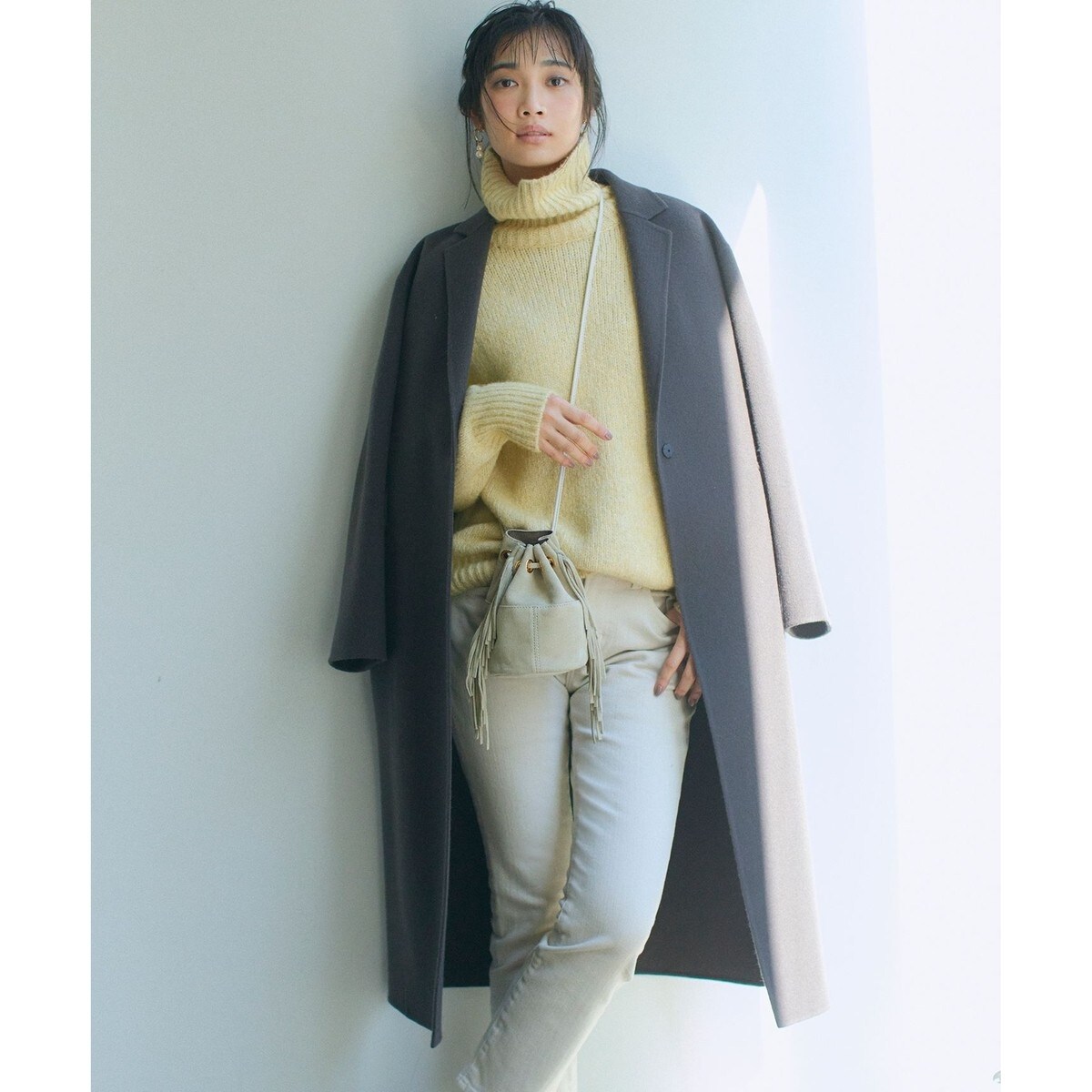 一部店舗限定】プルーフメルトン リバー ロングコート | 23区(23KU