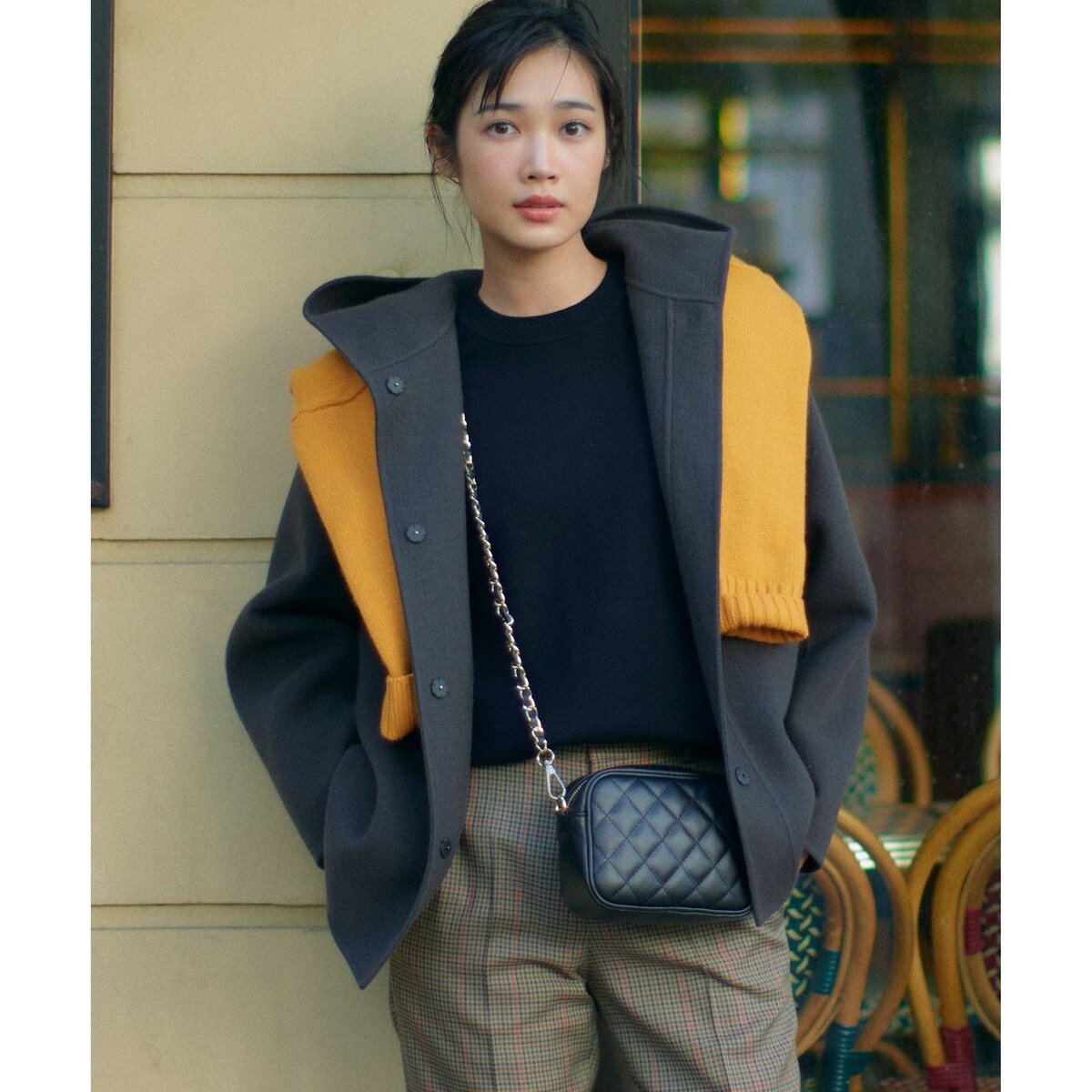 一部店舗限定】プルーフメルトン リバー ショートコート | 23区(23KU