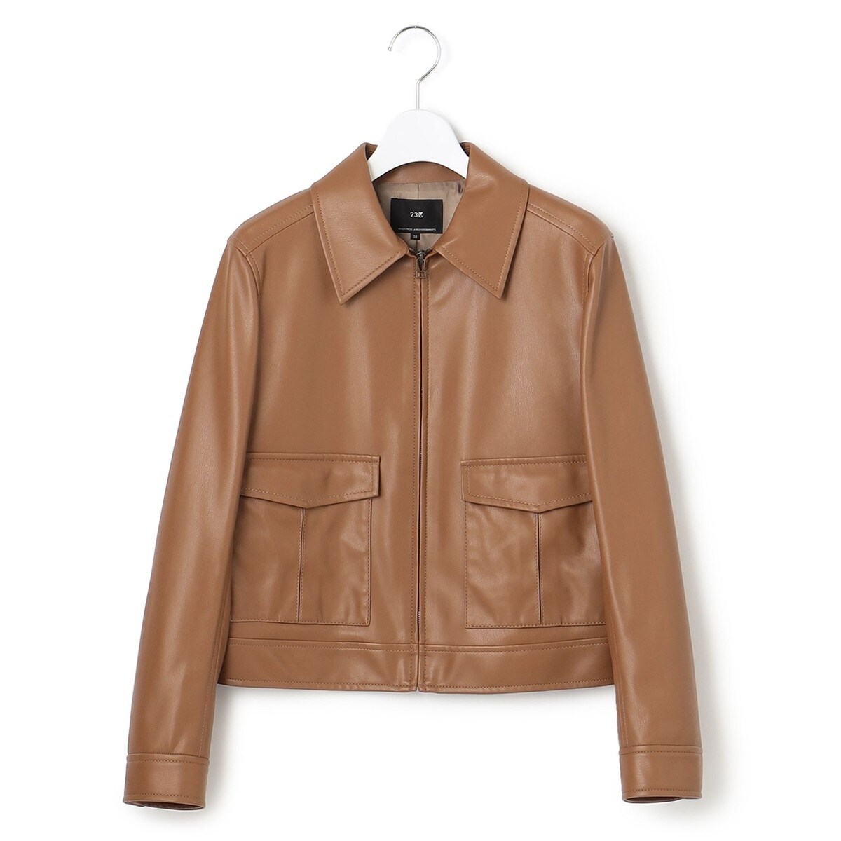 23区エコレザージャケット　新品タグあり 23区（ニジュウサンク）の「エコレザー ジャケット（ライダース