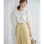 コットンツイルジャージー ボリュームスリーブ プルオーバー | 23区 