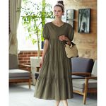 WEB限定】ソフトコットンローン ティアード ワンピース | 23区(23KU  