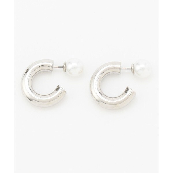 【追跡付】シンプルエレガント♡新作/超限定♪CCピアス CROSSING STAR & MOON PIERCED EARRINGS(2JP0857)K10 ピアス
