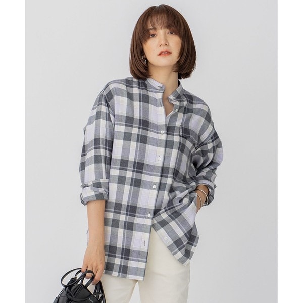 CANCLINI バンドカラー シャツ サイズ38 杏さん着用 洗える】CANCLINI バンドカラー シャツ / 23区 | ファッション