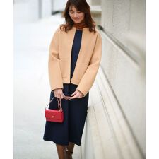 CLASSY.1月号掲載】ウール圧縮スムース サック ワンピース | 23区(23KU 