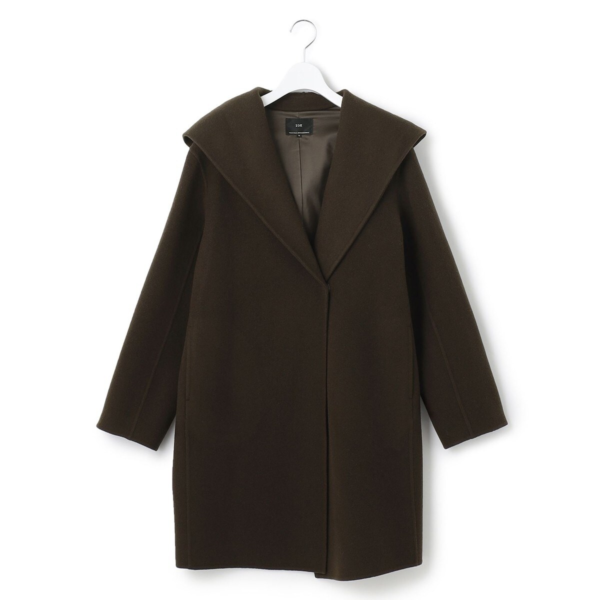 ウールリバー フード付き ミドル丈コート | 23区(23KU) | マルイウェブ