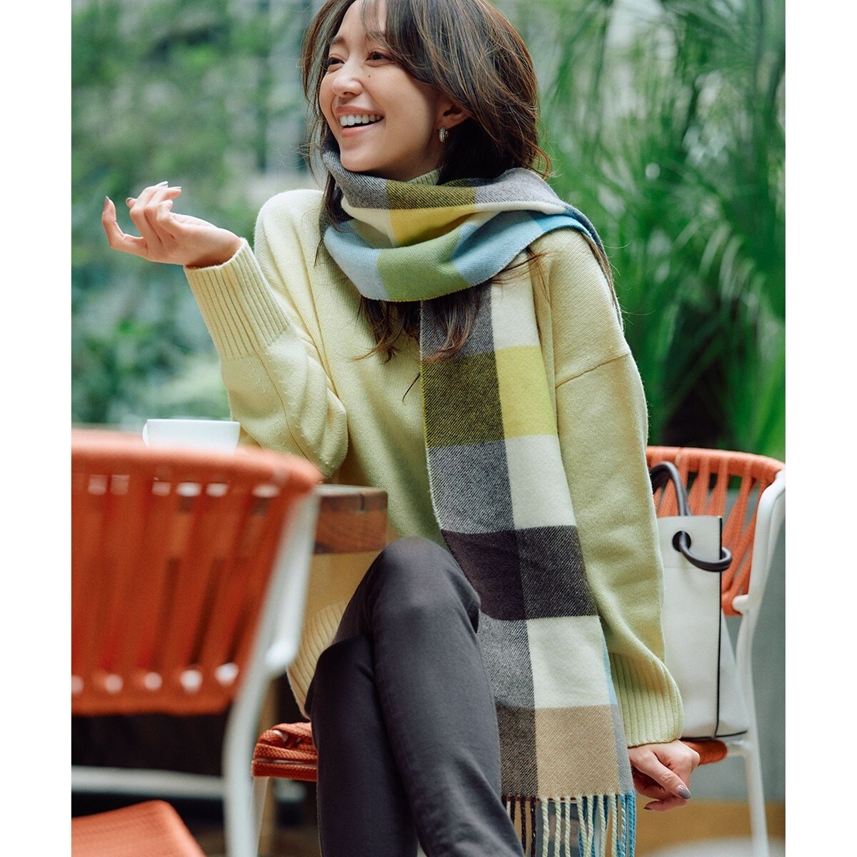 マガジン掲載】CesareGatti カシミヤ ストール(番号 マガジン掲載】CesareGatti カシミヤ ストール(番号