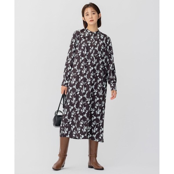 美品です　　２３区　洗える　ペイントフラワープリント　ワンピース 洗える】ペイントフラワープリント ワンピース | 23区(23KU) | マルイ