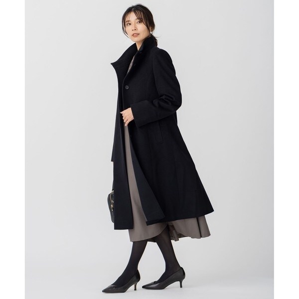 《美品❣️》23区☆ウールカシミヤスタンドカラーコート　40 L ウールカシミヤビーバー スタンドカラー コート | 23区(23KU) | マルイ