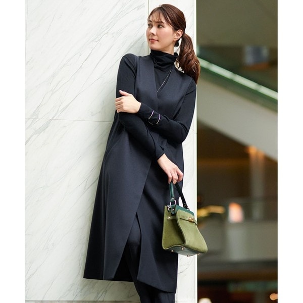 CLASSY.1月号掲載】ウールライクカルゼ ロング ジレ | 23区(23KU