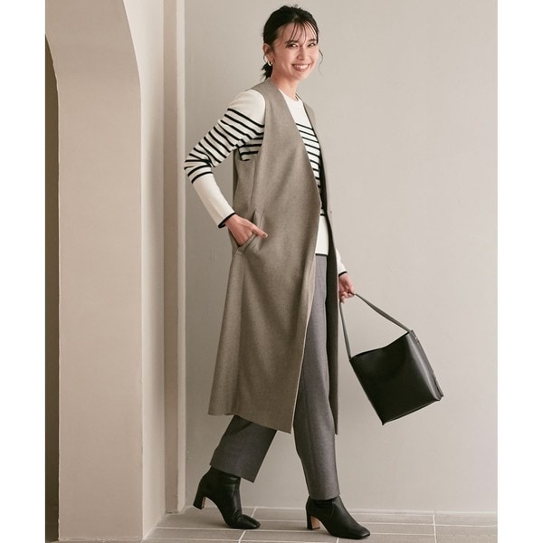 CLASSY.1月号掲載】ウールライクカルゼ ロング ジレ | 23区(23KU