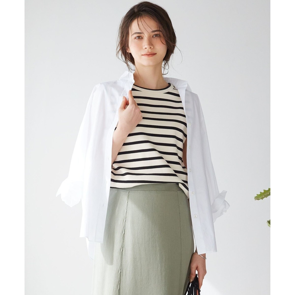 tシャツ 「洗える」スムースジャージー ノースリーブ カットソー レディース tシャツ 「洗える」スムースジャージー ノースリーブ カットソー
