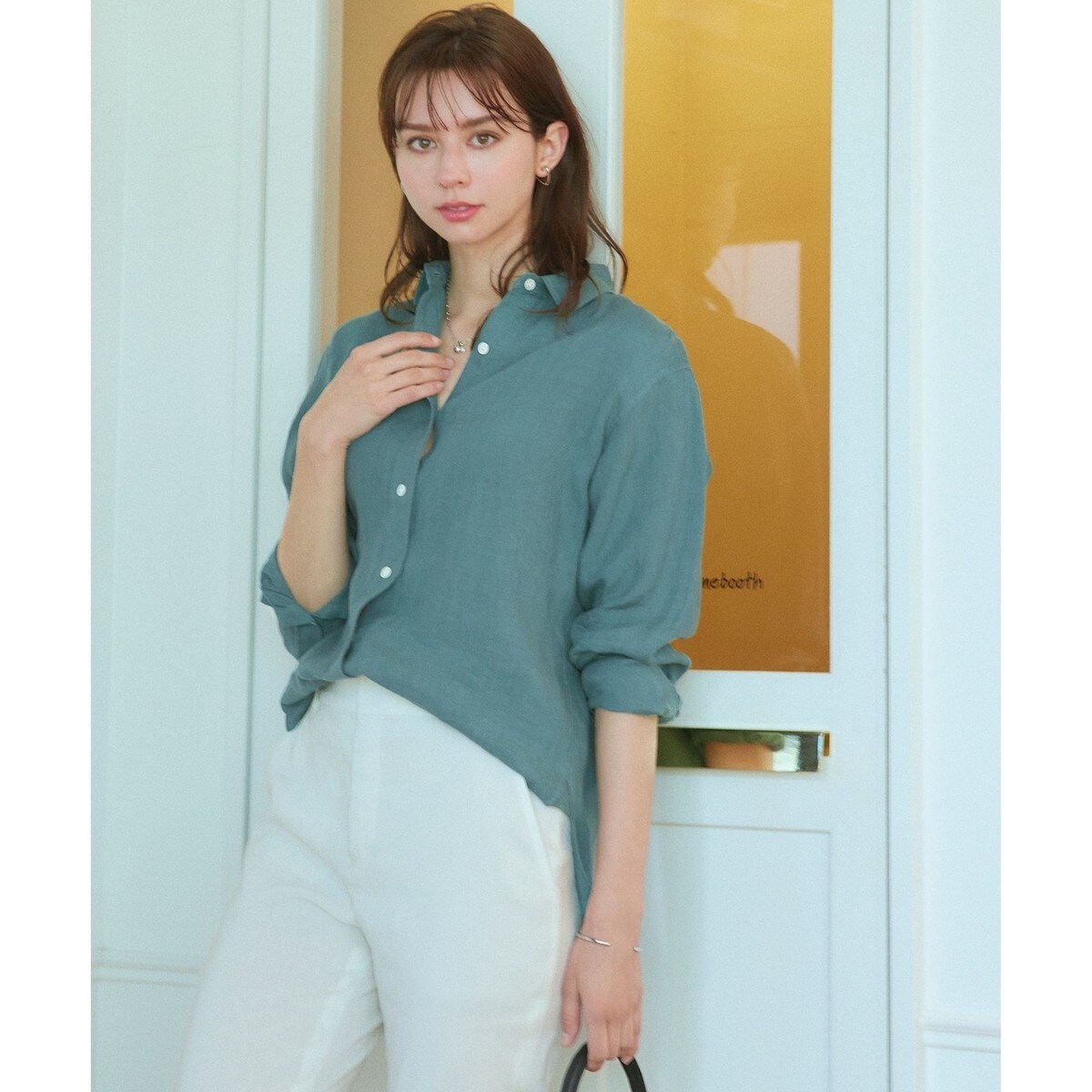 23区　LIBECO　ベーシックシャツ CLASSY. 9月号掲載/WEB限定カラーあり】LIBECO ベーシック