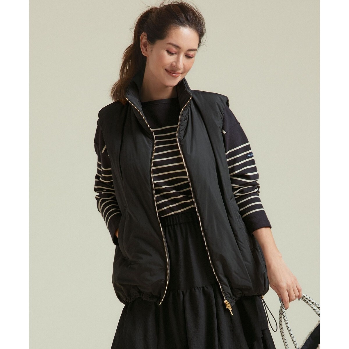 コンプレストパイル ノーカラー アウター | 23区(23KU) | マルイウェブ