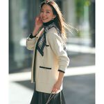 杏さん着用】ミニブークレ ニットジャケット | 23区(23KU) | マルイ 