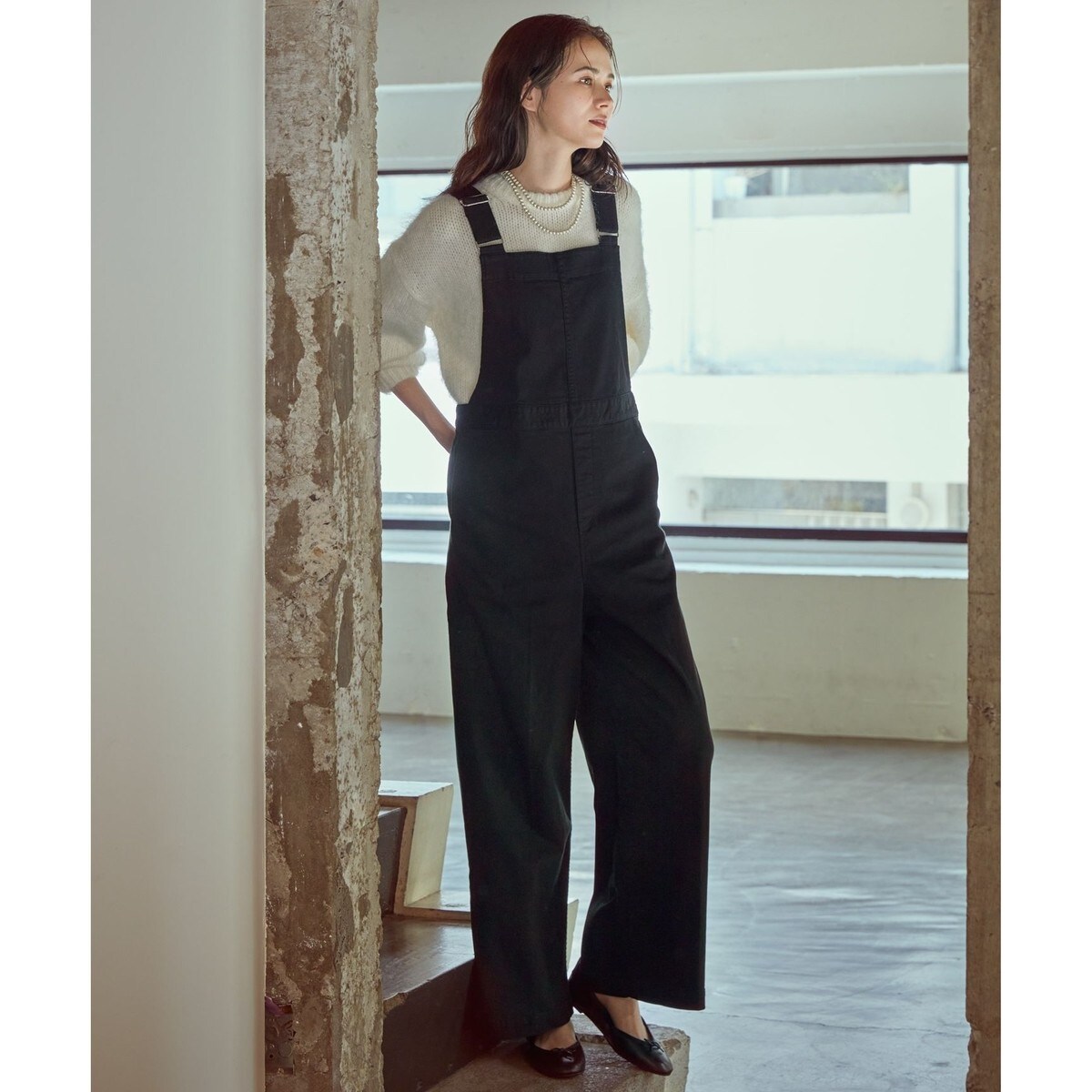 【最終値下げ】23区　SLOW　DENIM　サロペット　デニム　パンツ　40 SLOW/一部店舗限定】SLOW DENIM サロペット / 23区