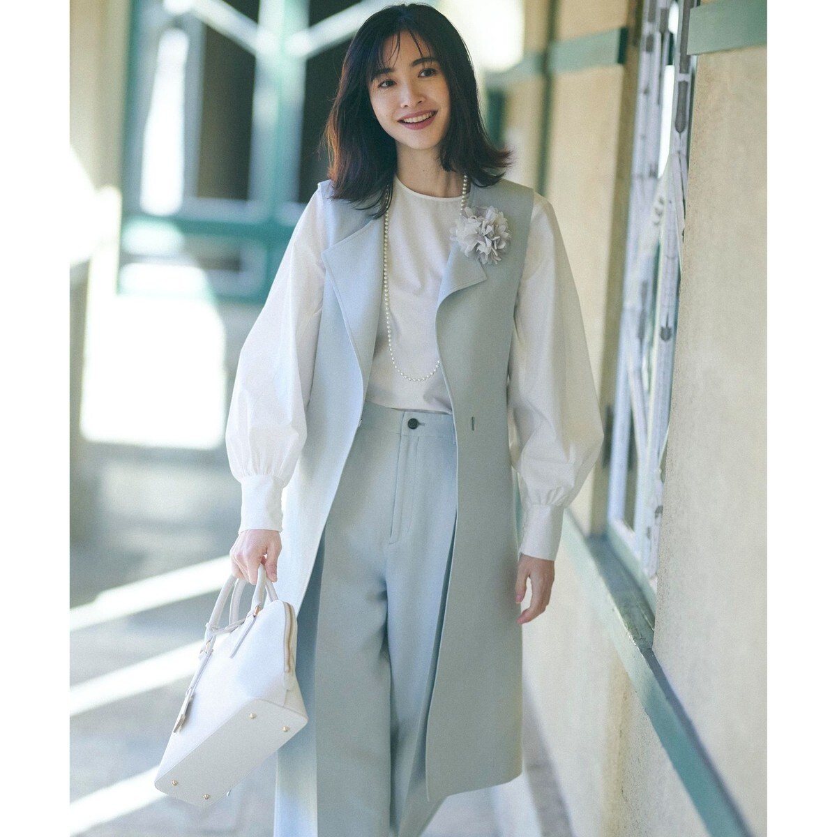 コンプレストパイル ノーカラー アウター | 23区(23KU) | マルイ