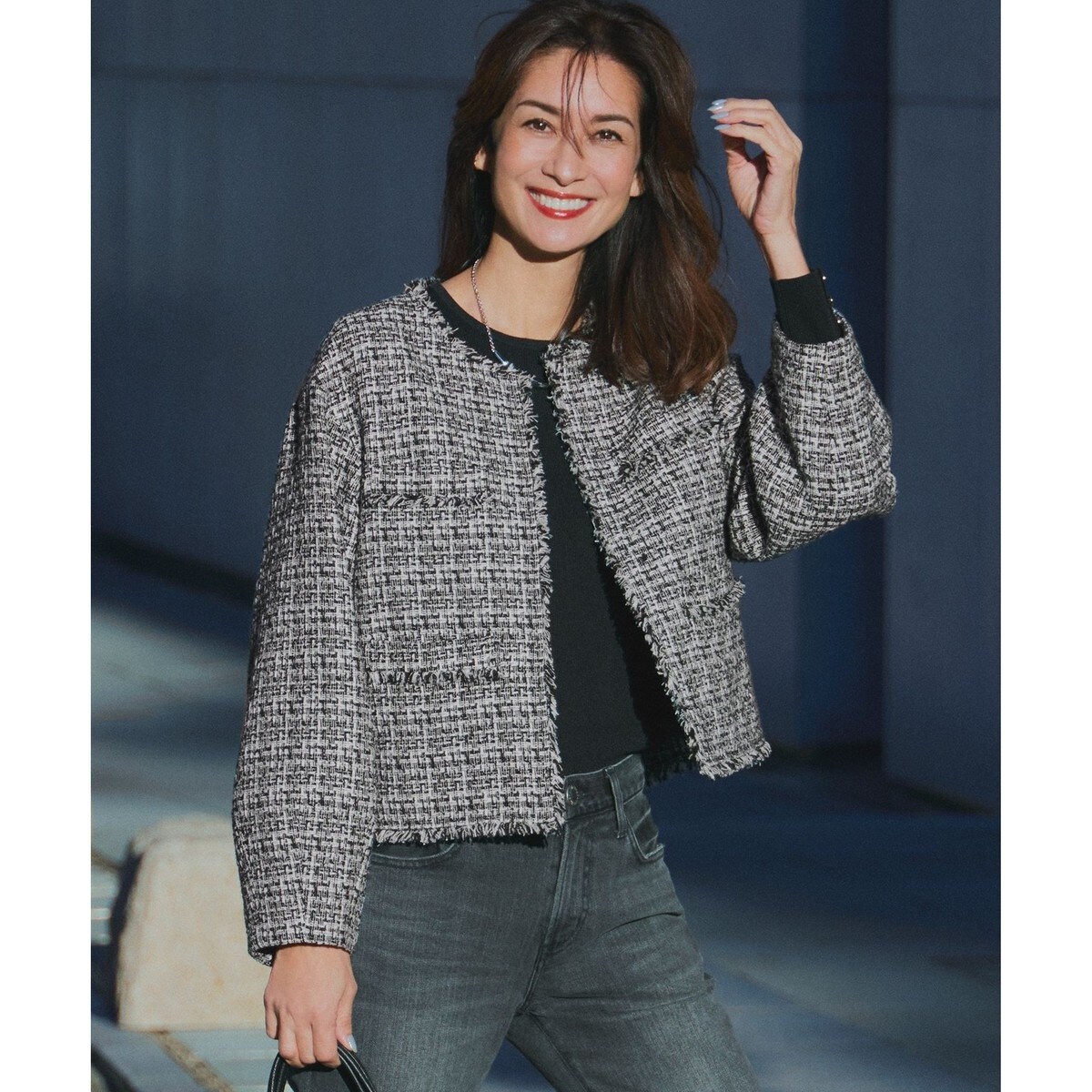 VERYコラボ 】ファンシーツイード ジャケット | 23区(23KU) | マルイ