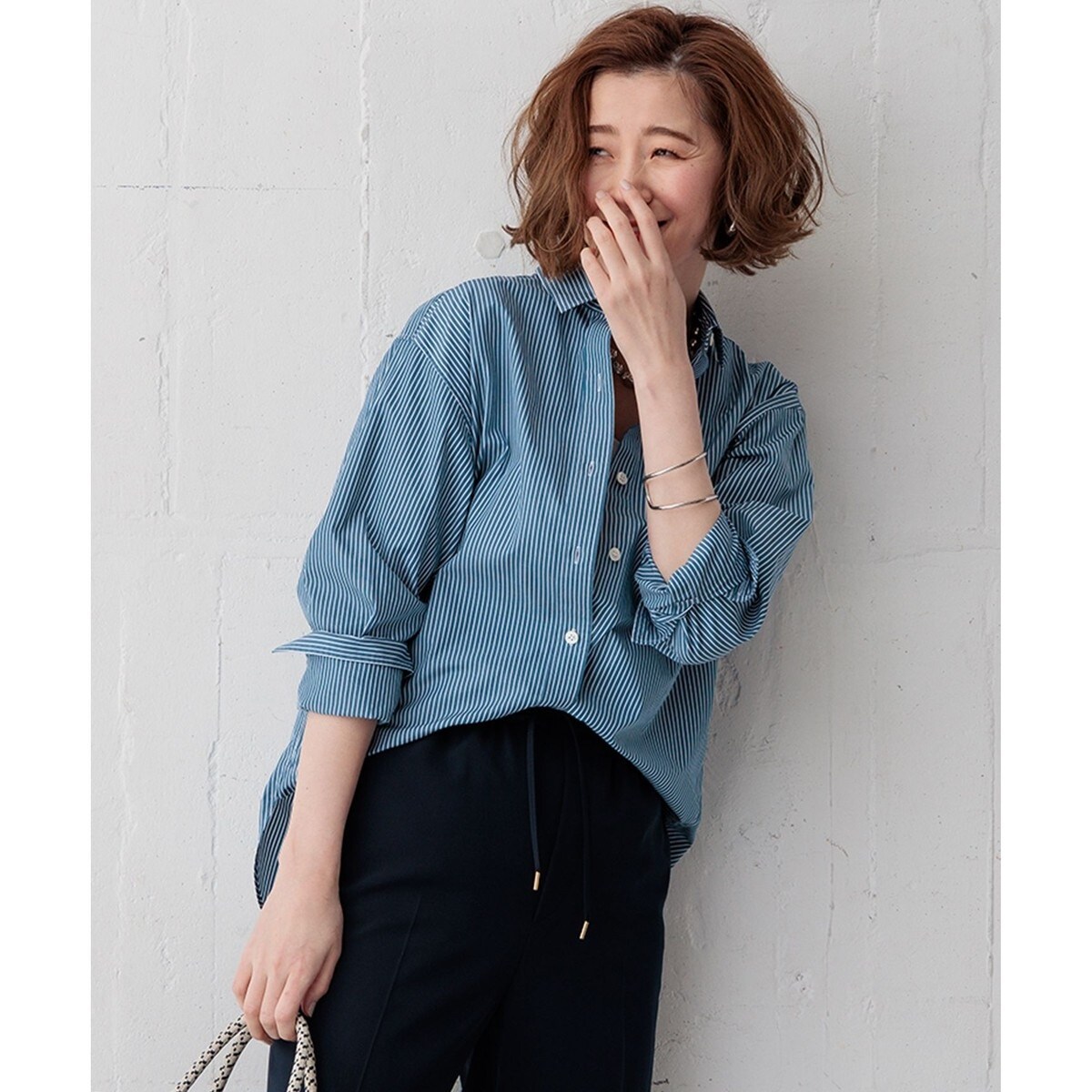 Oggi4月号掲載/洗える】CANCLINI ベーシック シャツ | 23区(23KU 