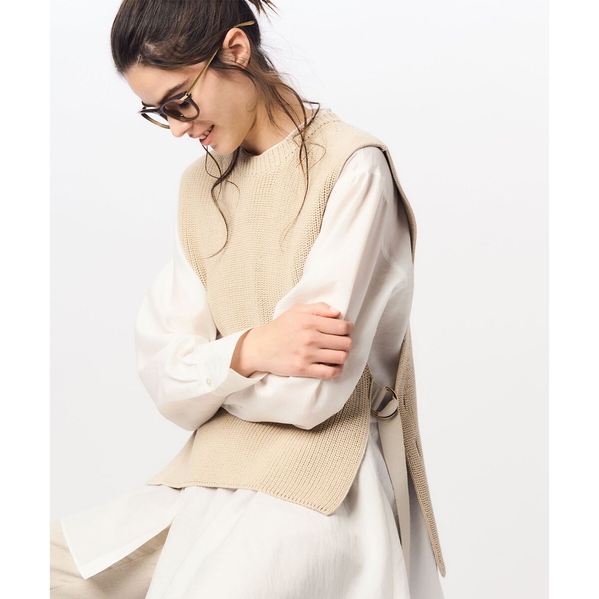 K.T KIYOKO TAKASEキヨコタカセ シープボア調 フェイクファージレ trim_fce_item6890741d5f60b.jpg