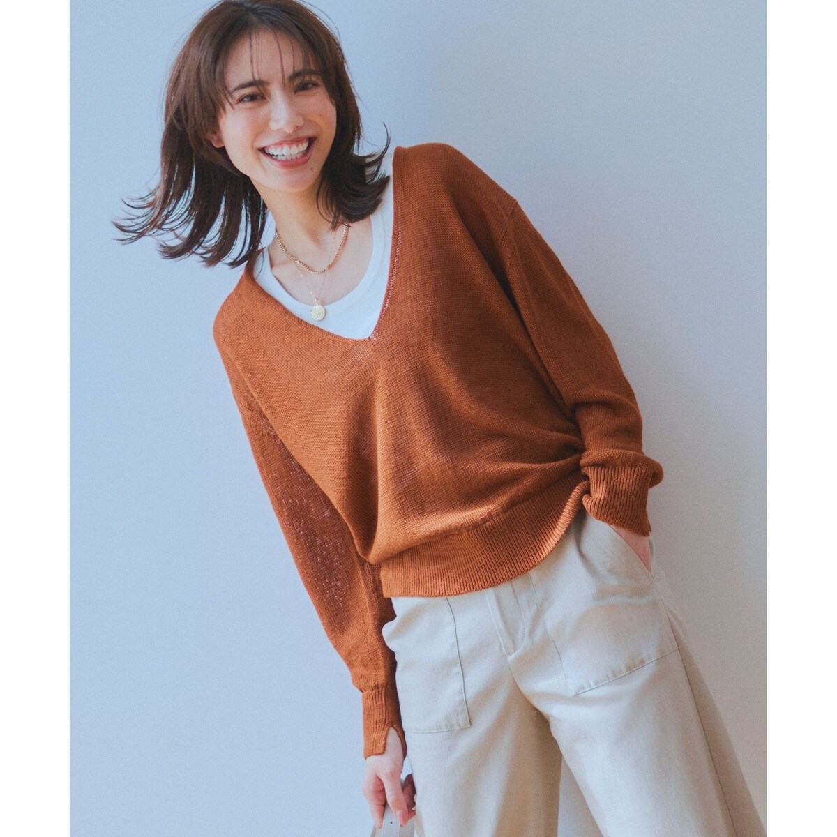 ご好評につきカラー追加/洗える】クロスコンビ パフスリーブ