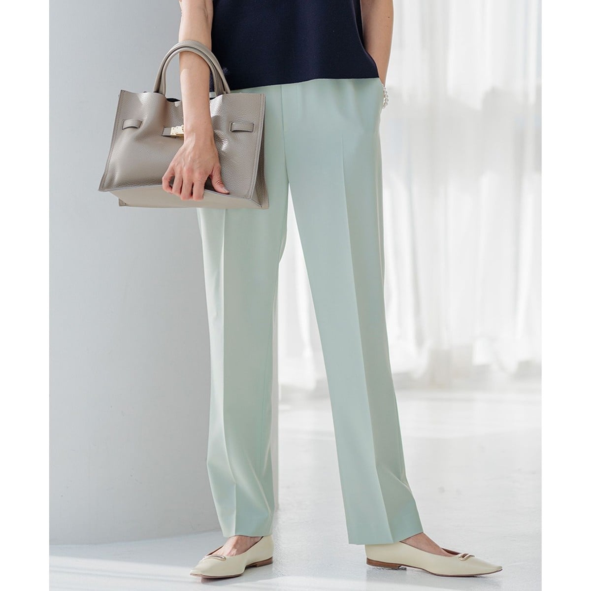 シルクネップツイード ガウチョパンツ | 23区(23KU) | マルイウェブ