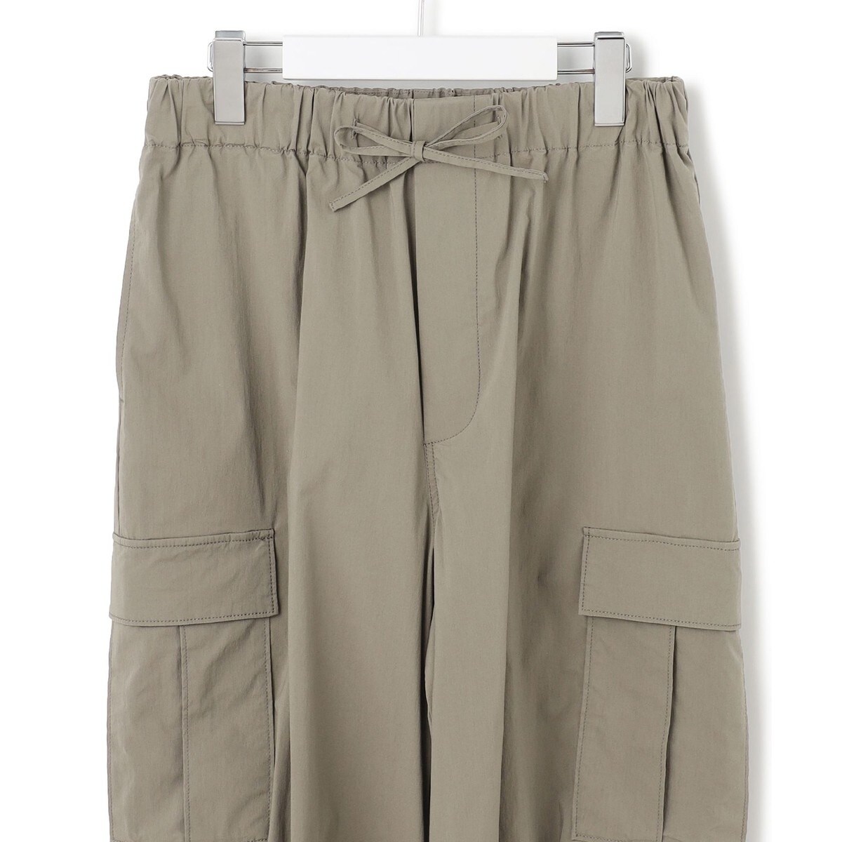 SLOW/好評につき新色追加】ミリタリーストレッチタフタ カーゴパンツ