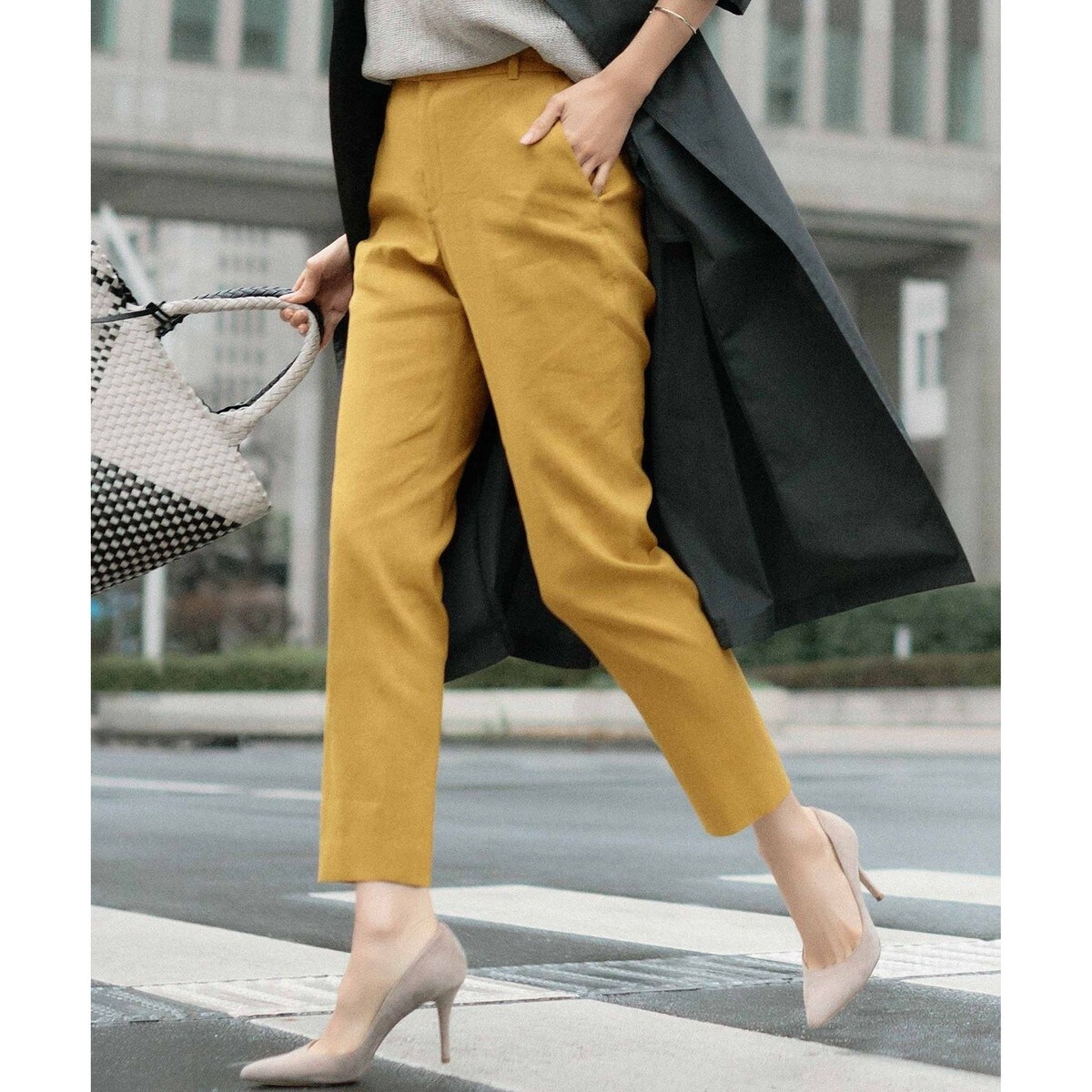 【専用】23区　シルクネップツイード ガウチョパンツ 23区(ニジュウサンク)のシルクネップツイード ガウチョパンツ