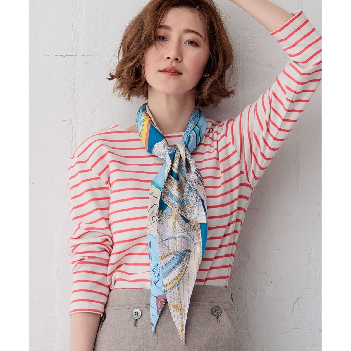 manipuri モニュメントバルーン ダイヤ スカーフ | 23区(23KU