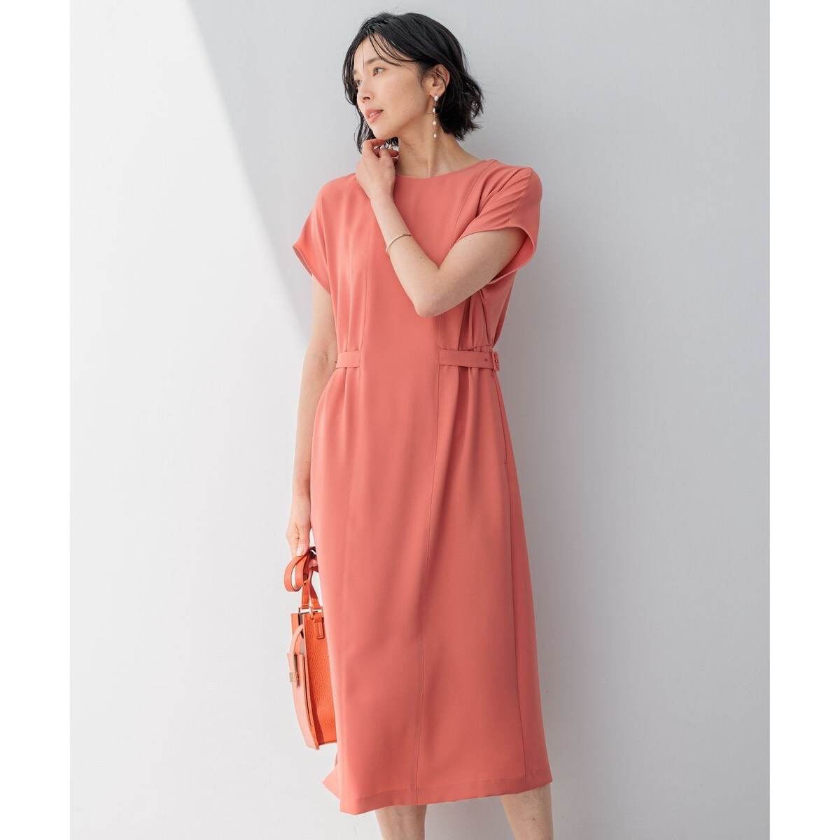 洗える】ALBINIコーコラン タックスリーブ ワンピース | 23区