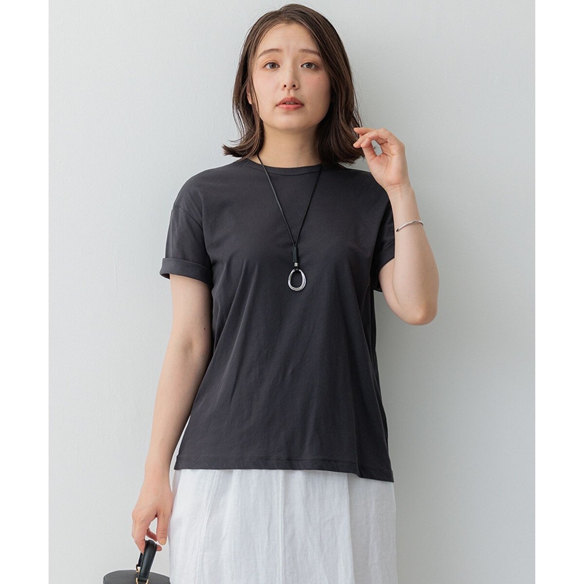 【WEB限定・接触冷感】チュールポンチドッキング Tシャツ 組曲｜【WEB限定・接触冷感】チュールポンチドッキング Tシャツ