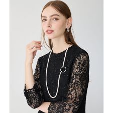 【APPLAUDIR】2WAY クリッカー パールネックレス