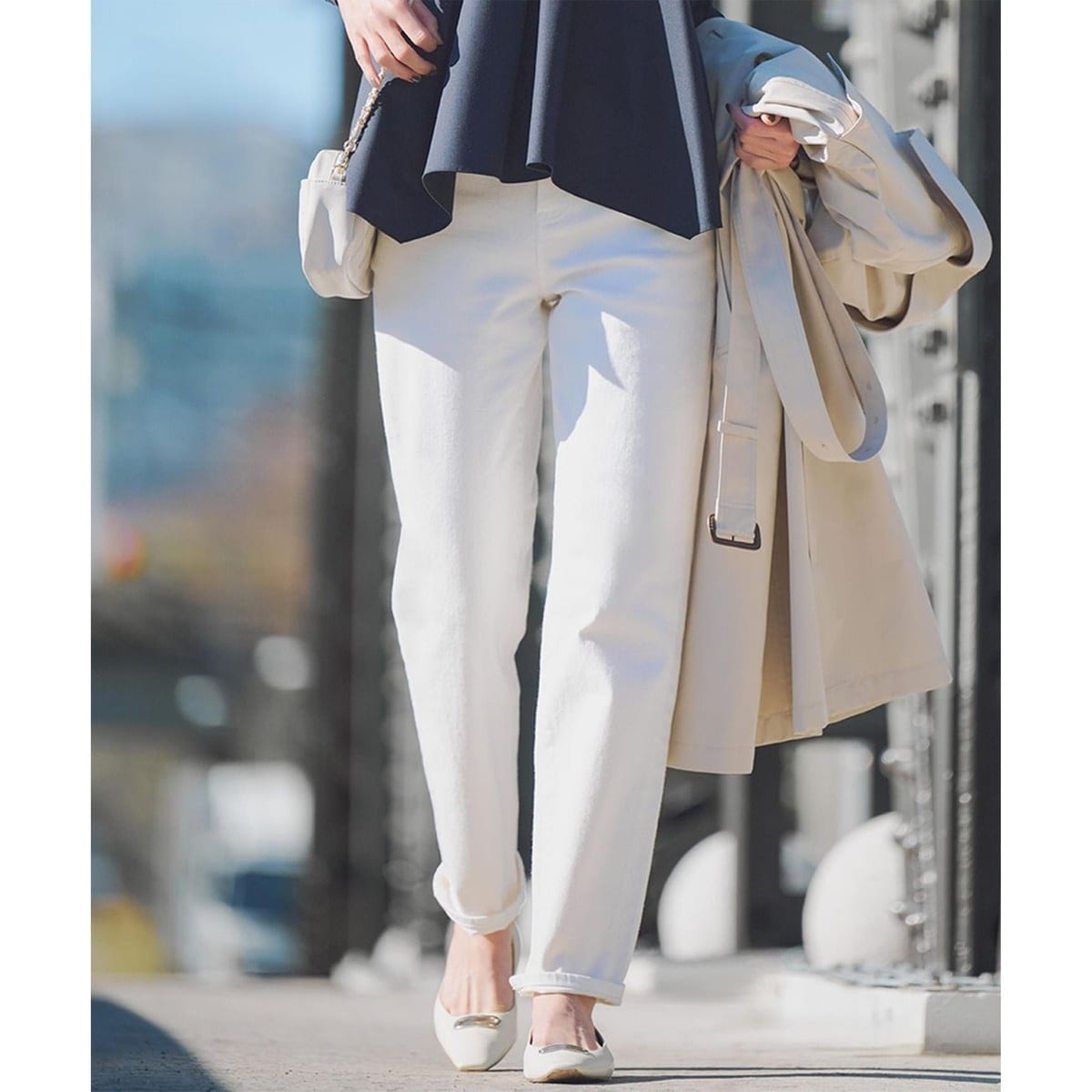 【洗える】23区DENIM ボーイズテーパード パンツ