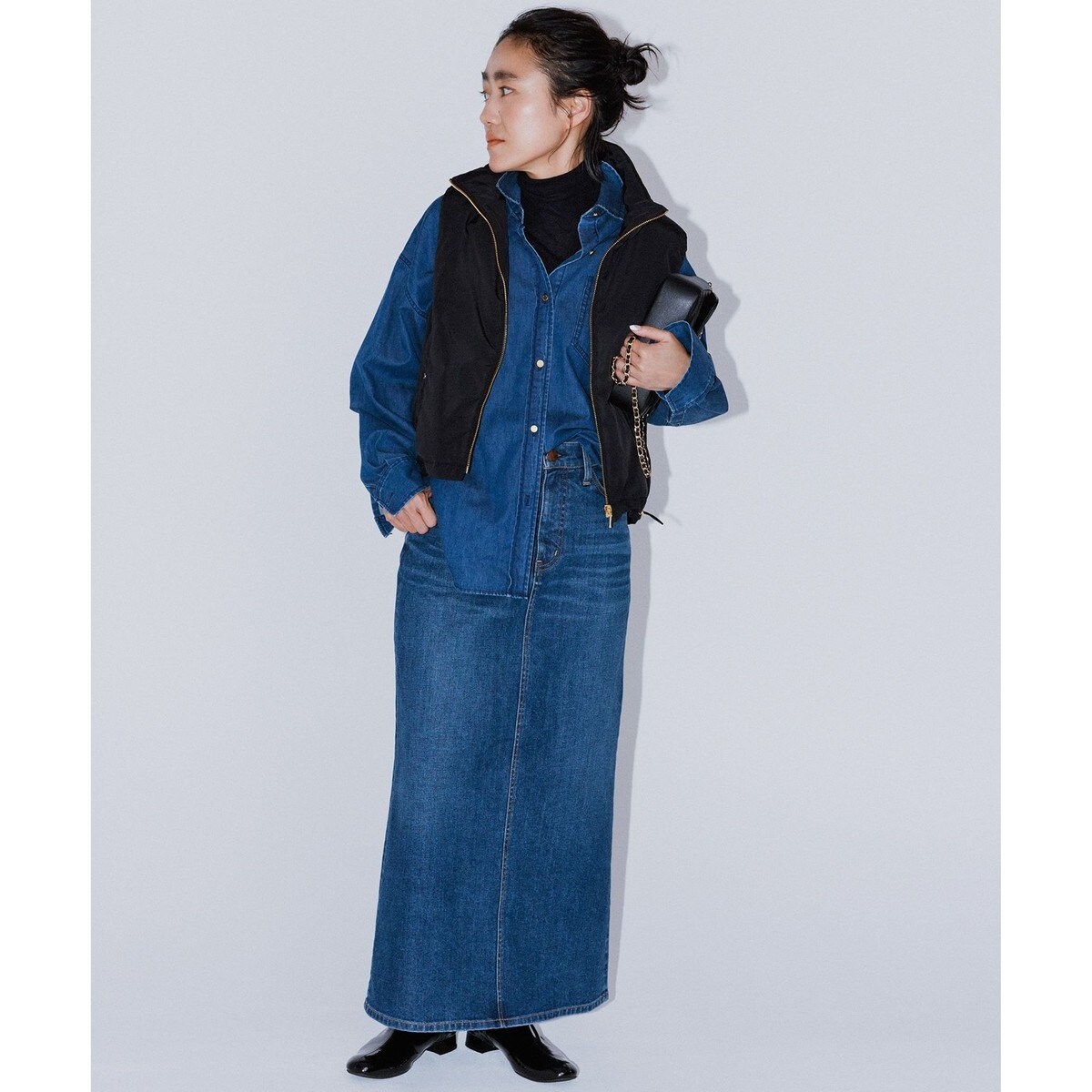 洗える】23区DENIM ストレッチ デニムスカート | 23区(23KU) | マルイウェブチャネル