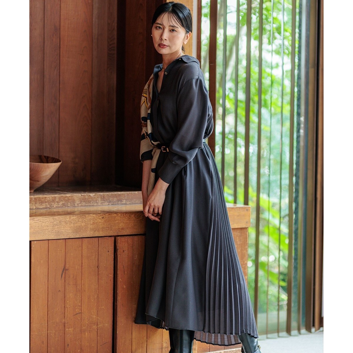 洗える】ウールシアービエラ ワンピース | 23区(23KU) | マルイウェブ