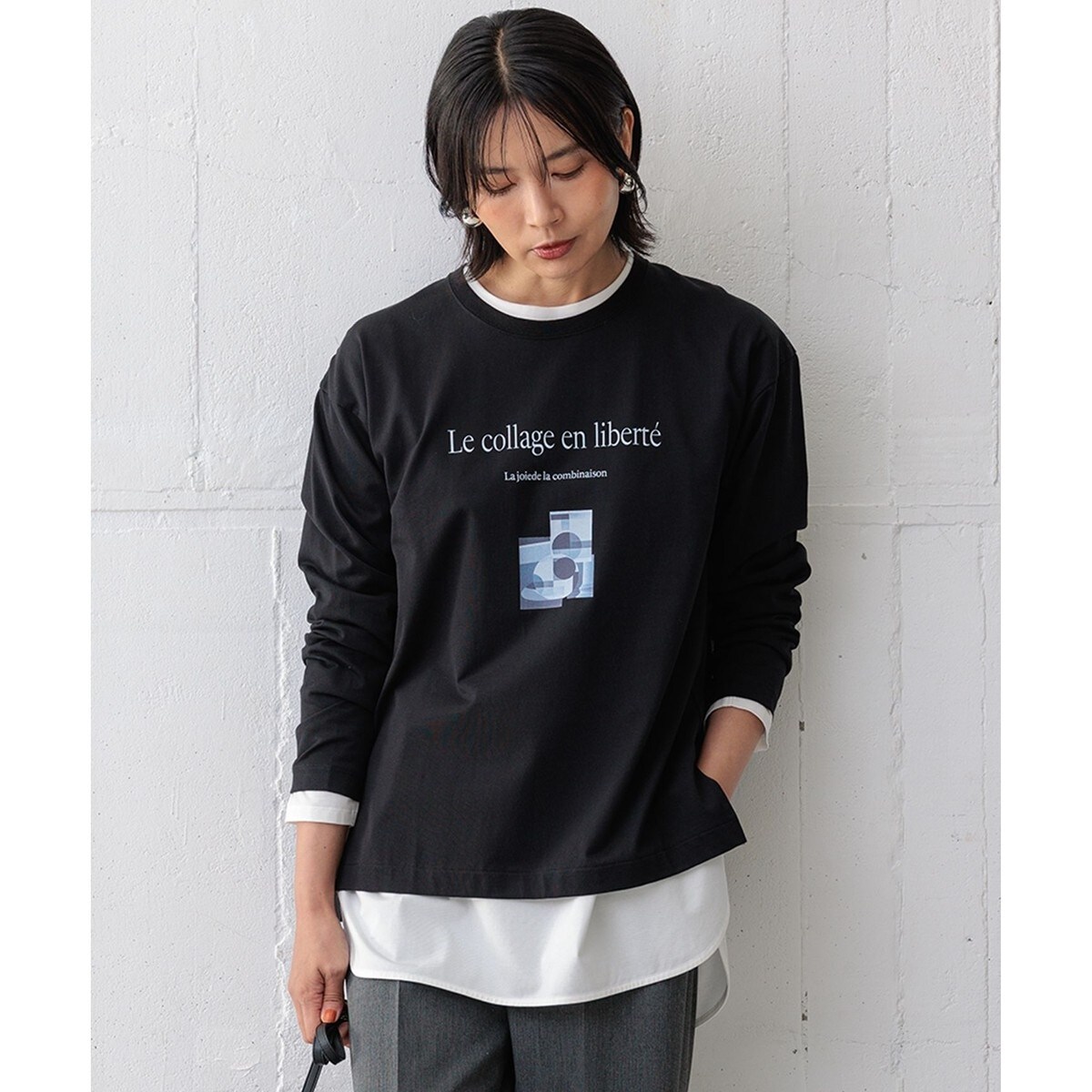 tシャツ 「洗える」ラメジャージ TEE レディース 23区 tシャツ 「洗える」ラメジャージ TEE レディース