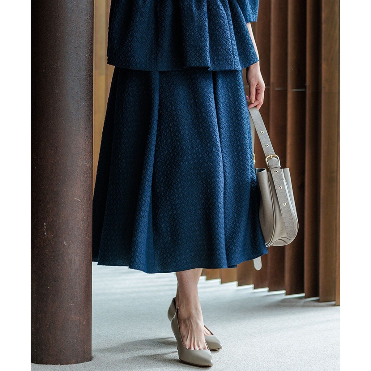 洗える】ツイーディーエトワール Aライン スカート | 23区(23KU